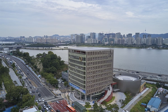 서울 동작구 흑석동에 21일 개관하는 원불교 소태산기념관 전경. 원불교 제공