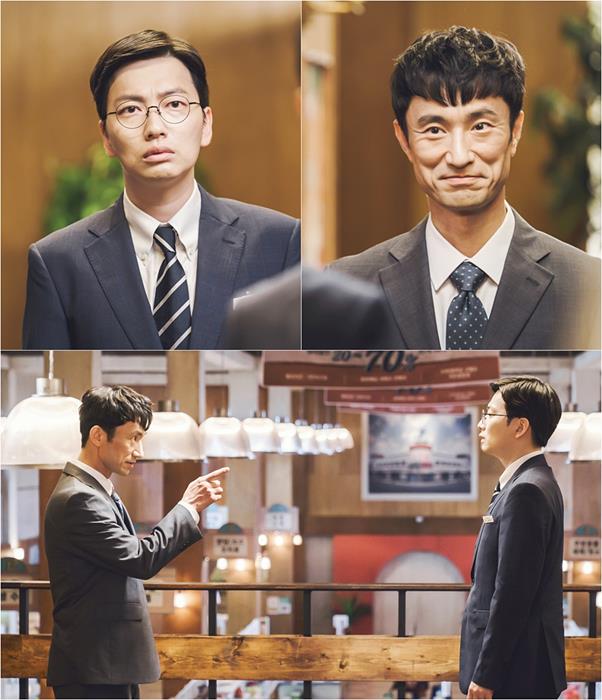 이동휘-김병철의 유쾌한 모습이 포착됐다. tvN 제공