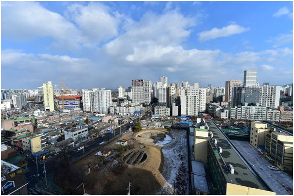 인천 부평구 부평1동 ‘지속가능 부평11번가’ 도시재생 뉴딜사업 대상지. 부평구 제공