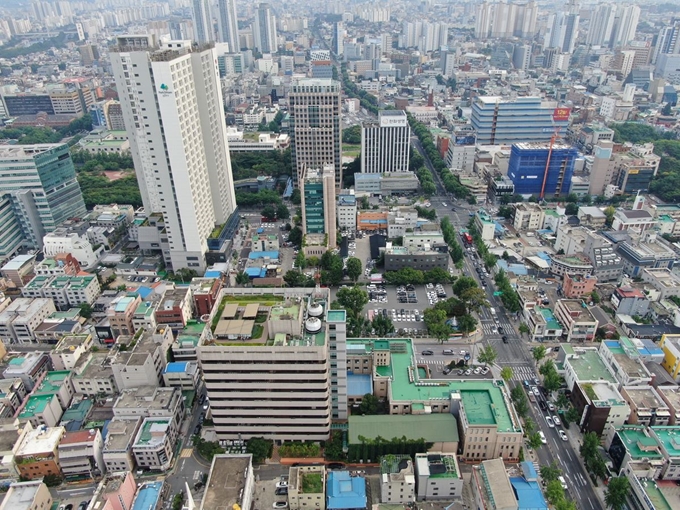 중구가 대구시 신청사 유치를 추진 중인 현 대구시청 부지. 중구 제공