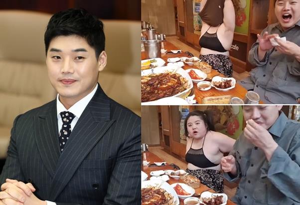 배우 권혁수가 유튜버 구도쉘리의 라이브 방송 논란 관련 주장에 대해 정면 반박했다. 연합뉴스 제공, 해당 유튜브 방송 캡처