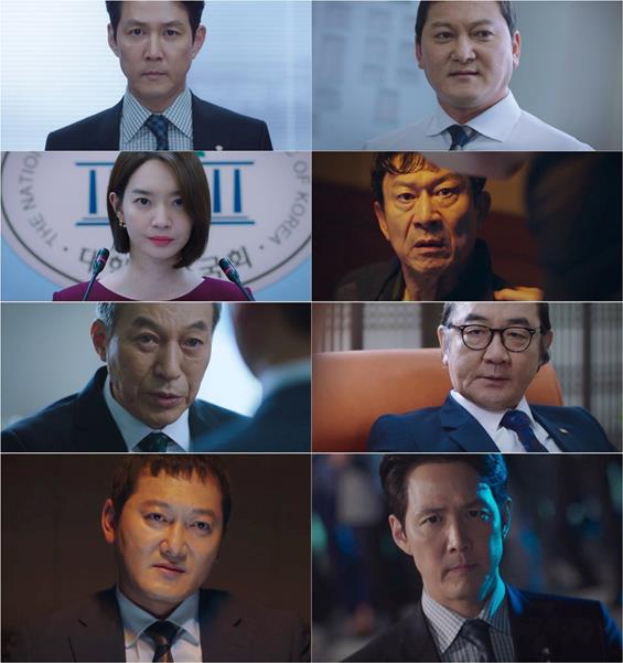 ‘보좌관2’ 이정재가 검찰 자진 출두로 위기를 정면 돌파했다.JTBC 방송 캡처