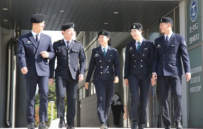 동신대학교 군사학과 학생들