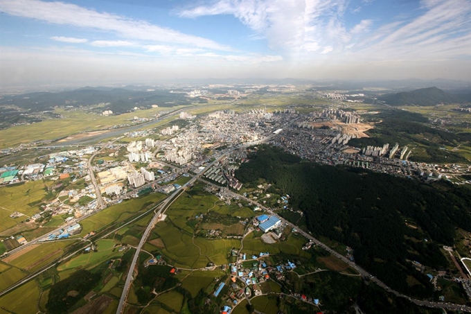 아산시 전경. 아산시 제공