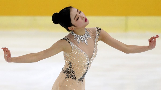 프리스케이팅에 나선 임은수. 김해=연합뉴스