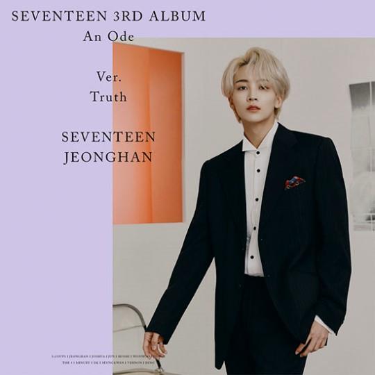 세븐틴 정한이 건강상의 이유로 활동을 쉬어간다. 플레디스엔터테인먼트 제공