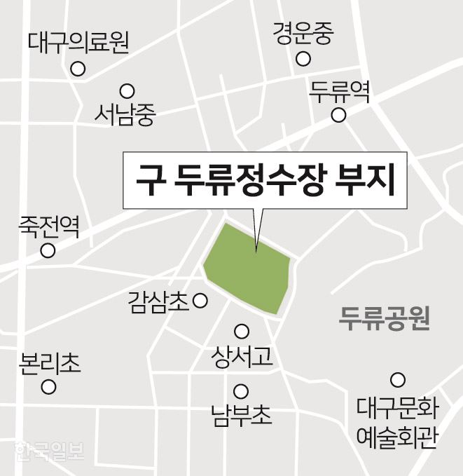 [저작권 한국일보] 구 두류 정수장 부지 - 송정근 기자