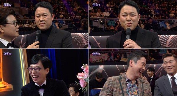 김구라는 ‘SBS 연예대상’에서 연말 시상식에 대한 소신을 담은 ‘사이다 발언’으로 시청자들의 공감을 얻으며 화제를 불러 일으켰다. SBS 캡처