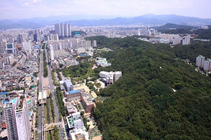 대구 범어공원 전경. 대구시 제공