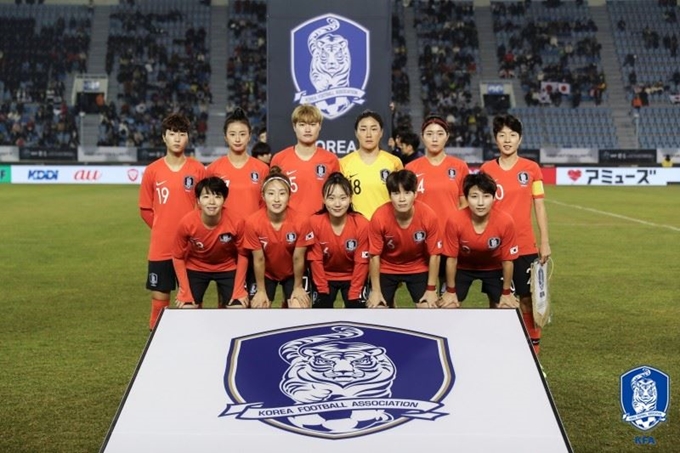 축구 여자대표팀. 대한축구협회 제공