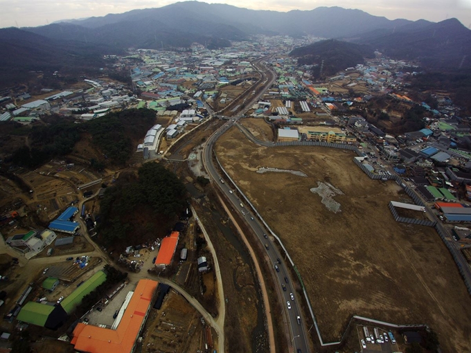 3기 신도시로 지정된 경기 하남시 교산지구. 한국일보 자료사진