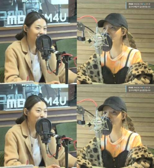 설현과 지민이 MBC FM4U ‘정오의 희망곡 김신영입니다’에서 입담을 뽐냈다. 방송 캡처