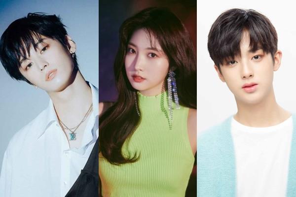 주연, 시현, 김민규(왼쪽부터 차례로)가 ‘더쇼’의 새로운 MC로 발탁됐다. 크래커, 위에화, 젤리피쉬 제공