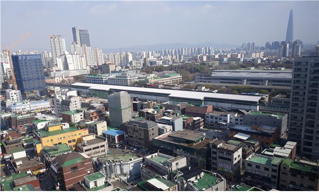 서울 구의역 일대 전경. 서울시 제공