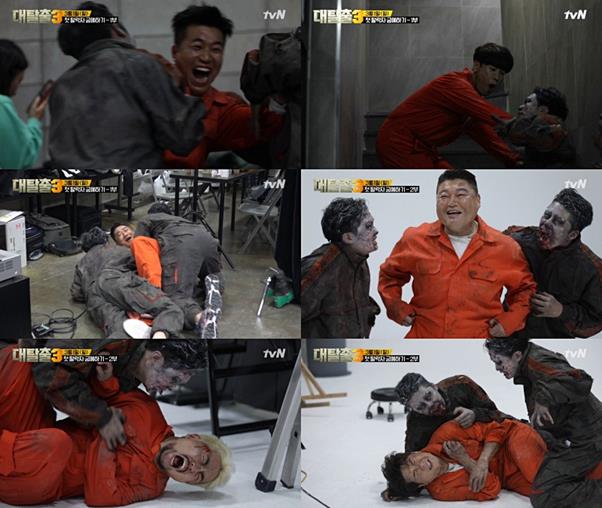 '대탈출3' 좀비 실험 카메라가 공개됐다. tvN 제공