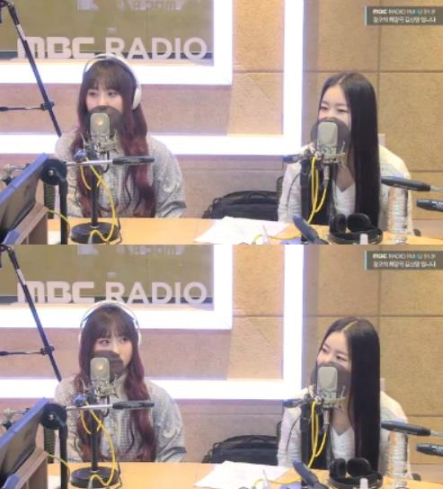 승은(오른쪽)이 MBC FM4U ‘정오의 희망곡 김신영입니다’에서 김신영의 질문에 답했다. 방송 캡처