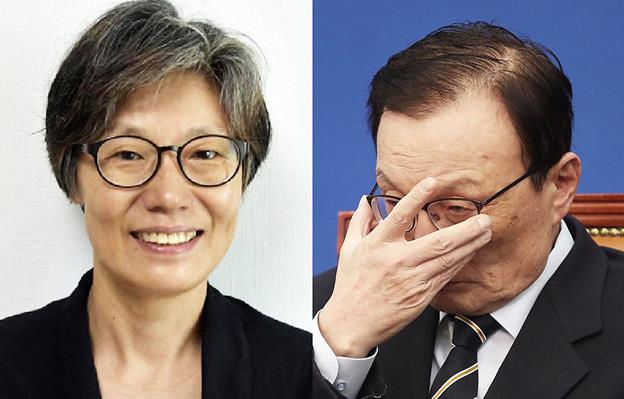 너 나 할 것 없이 평소에도 분노지수가 솟구쳐 있는 상태에서, 어떤 피해를 당하면 즉각적으로 폭발해 버린다. 대화로 해결하려고 하기보다는 먼저 법을 찾는다. 사진은 임미리(왼쪽) 고려대 연구교수와 이해찬 민주당 대표. 임미리 교수 제공, 연합뉴스