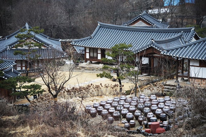 오성한옥마을의 고즈넉한 풍경.