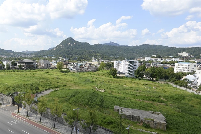 대한항공이 6일 이사회를 통해 매각을 결정한 서울 송현동 문화융합센터 부지. 대한항공 제공