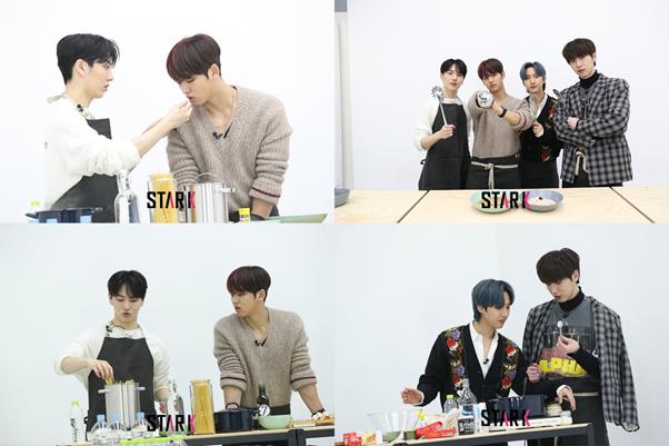 펜타곤 멤버들이 요리에 도전했다. STAR K 제공