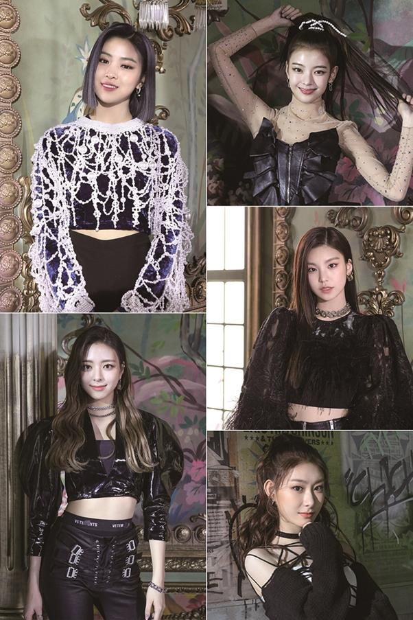 그룹 ITZY(있지)가 컴백을 앞두고 뮤직비디오 촬영장 비하인드컷을 공개했다. JYP엔터테인먼트 제공