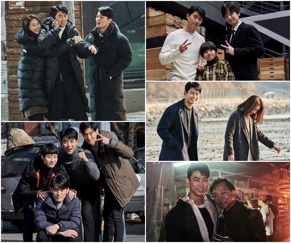 옥택연이 동료 배우들과 ‘찐케미’로 눈길을 사로잡았다. MBC 제공