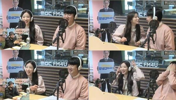 ‘굿모닝FM’ 지숙 이두희 커플이 동반 출연했다.MBC 라디오 방송캡처