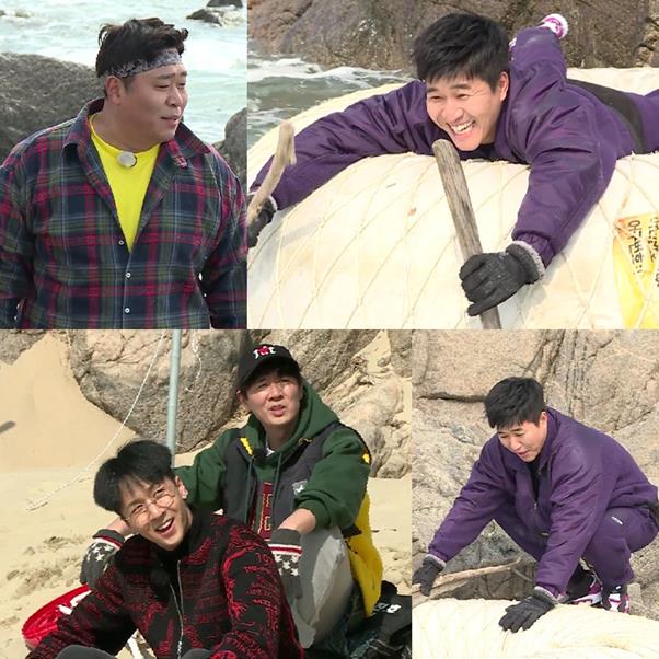 ‘1박 2일’ 김종민이 열정맨으로 변신했다. KBS 제공