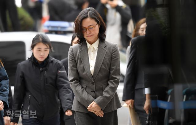 정경심 동양대 교수. 한국일보 자료사진