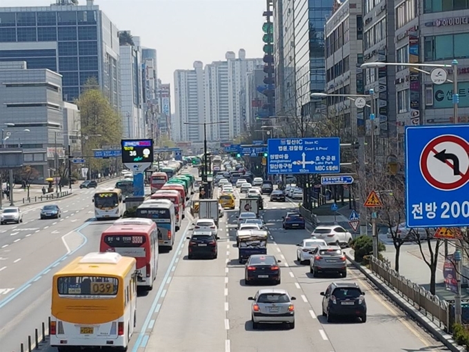 일산 중앙로 모습. 고양시 제공