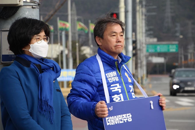 김현권 더불어민주당 비례대표 국회의원이 21대 총선 경북 구미을에 입후보했다. 김현권 후보 제공