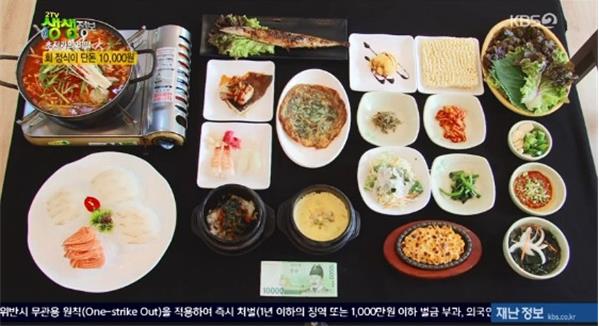 ‘생생정보’ 회 정식 맛집이 주목을 받았다. KBS 방송 캡처