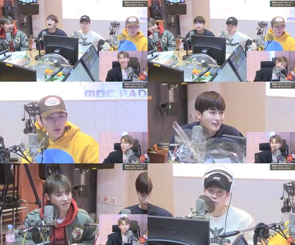 그룹 블락비가 ‘꿈꾸라’ DJ 하차를 앞둔 박경을 위한 특급 게스트로 나섰다. MBC FM4U 제공