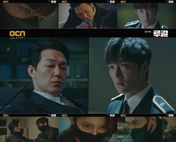 ‘루갈’ 최진혁, 박성웅이 정면 승부에 나섰다.OCN 제공