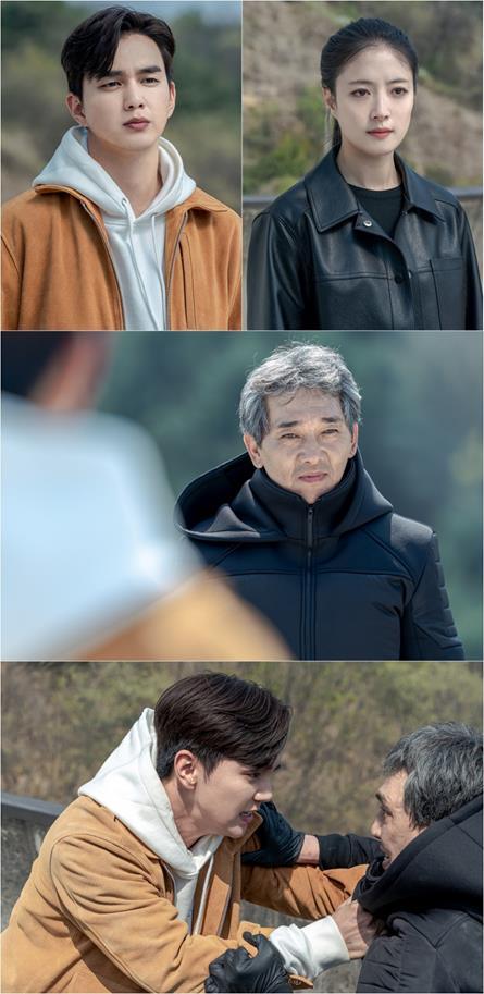 유승호-이세영의 긴장감 넘치는 모습이 포착됐다. tvN 제공