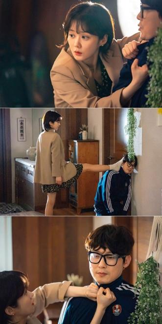 장나라-박병은의 절친 케미가 포착됐다. tvN 제공