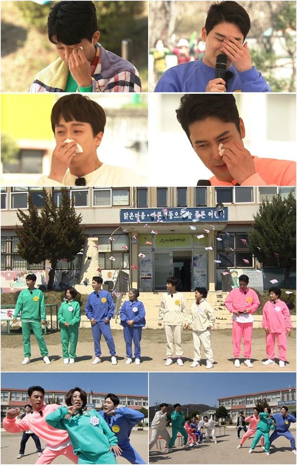 ‘뽕숭아학당’ 에서 ‘트롯맨 F4’의 미니 운동회가 펼쳐진다. TV조선 제공