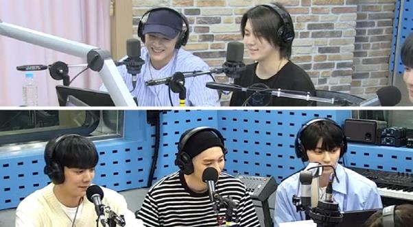 뉴이스트가 SBS 파워FM ‘최화정의 파워타임’에서 청취자와 소통했다. 보이는 라디오 캡처