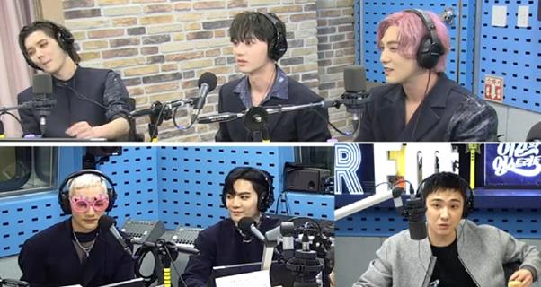 뉴이스트가 SBS 파워FM ‘이준의 영스트리트’에서 과거를 회상했다. 보이는 라디오 캡처