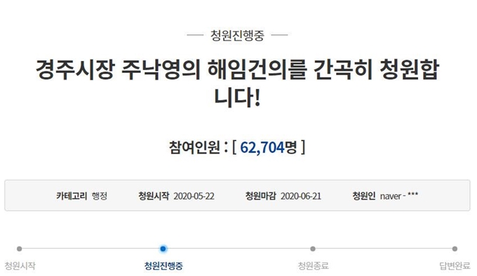 청와대 국민청원 홈페이지 캡처