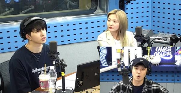 켄(왼쪽)과 볼빨간사춘기가 SBS 파워FM ‘이준의 영스트리트’에서 이준의 질문에 답했다. 보이는 라디오 캡처