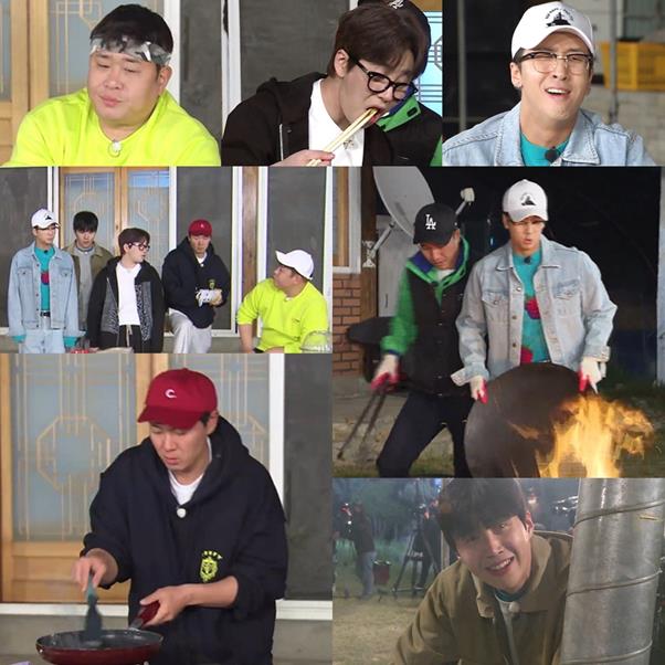 ‘1박 2일’ 여섯 남자들이 요리에 도전한다. KBS 제공