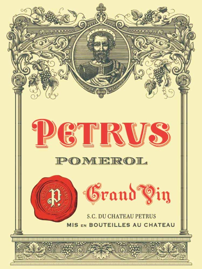 천국의 열쇠를 들고 있는 베드로 그림 아래 연노랑 바탕에 붉은 글씨로 'PETRVS'가 쓰여 있는 페트뤼스 라벨. 페트뤼스 홈페이지 제공