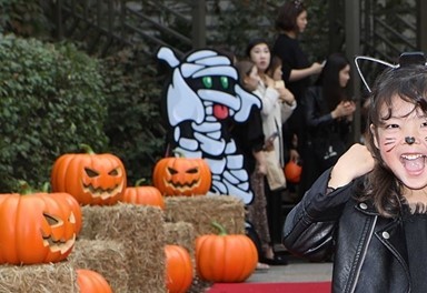 '핼러윈 데이' 기괴한 복장에 깜짝