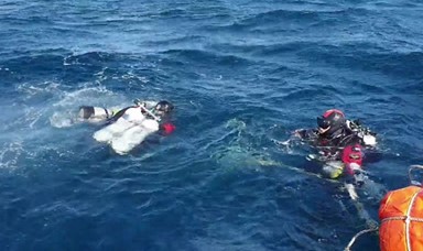 독도 인근 해상에 소방헬기 추락