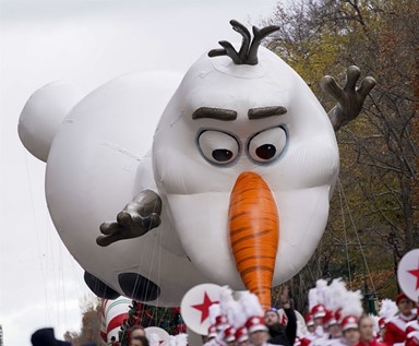 추수감사절 퍼레이드에 등장!