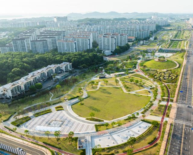 Paju Unjeong中央公园荣获韩国景观大奖最高荣誉（此处为标题）
