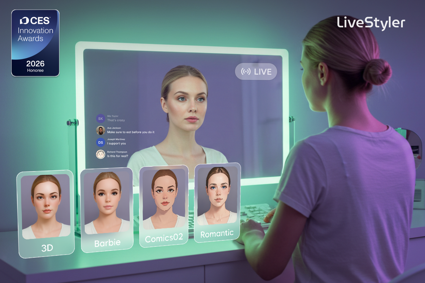 [CES 2026 서울통합관] 디오비스튜디오, CES 2026서 실시간 영상 AI '라... - 뉴스 썸네일 이미지