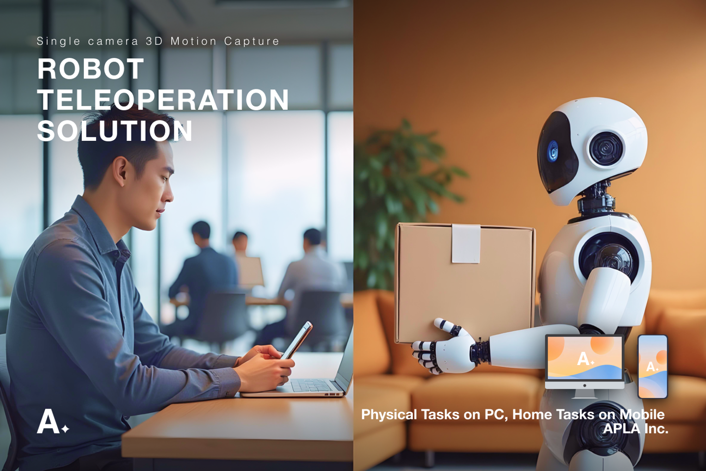 [CES 2026 서울통합관] 웹캠 하나로 휴머노이드 제어... 에이플라, CES 202... - 뉴스 썸네일 이미지