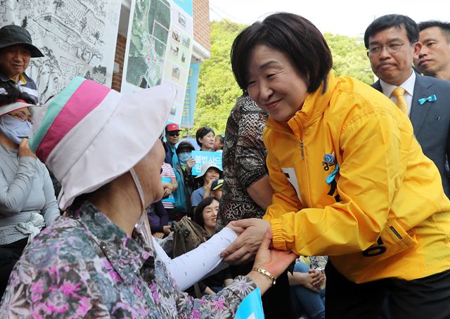 지지율 상승에 고무된 심상정, TK 공략